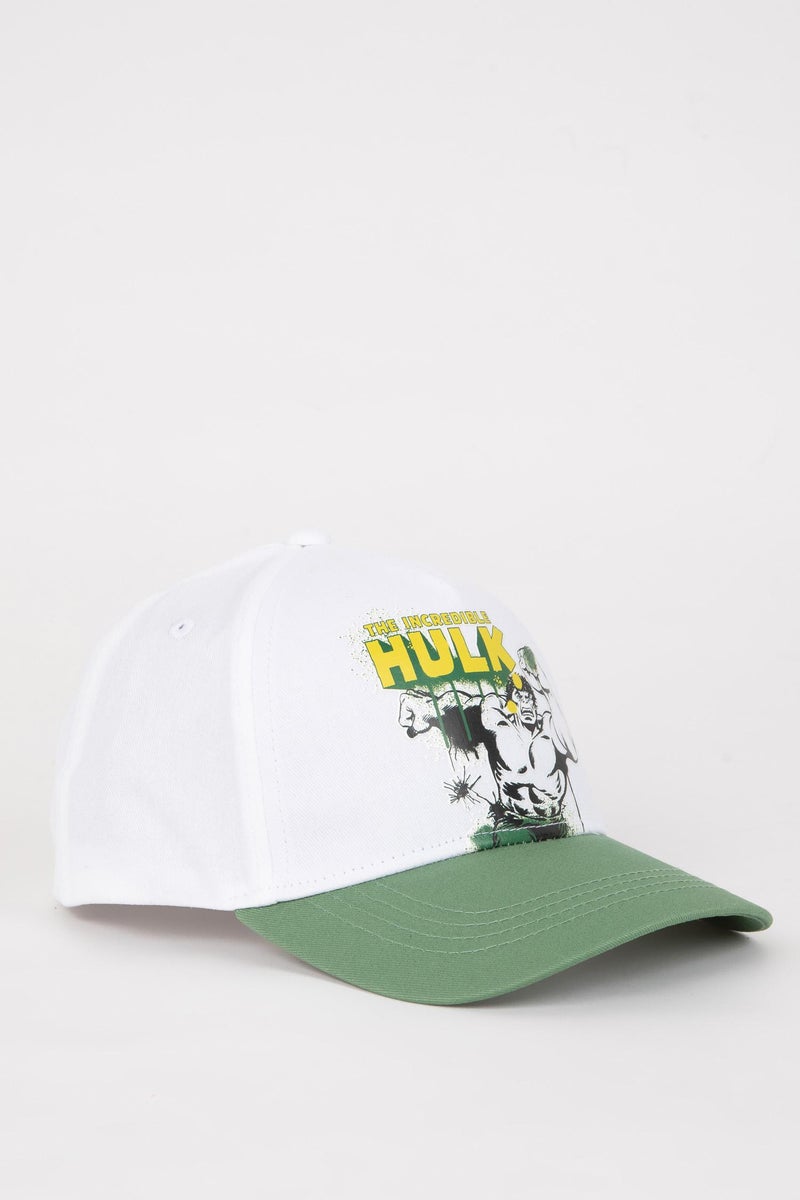 DeFacto Blue Boy Boy Gabardine Printed Avengers Hat Casual - Image 3